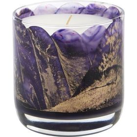 GOOD FORTUNE CANDLE by Northern Lights THE INSIDE OF THIS 3.5 in WAX PAINTED AND COMES IN A NEW GLASSWARE. CANDLE IS FILLED WITH MYRRH, AMBER